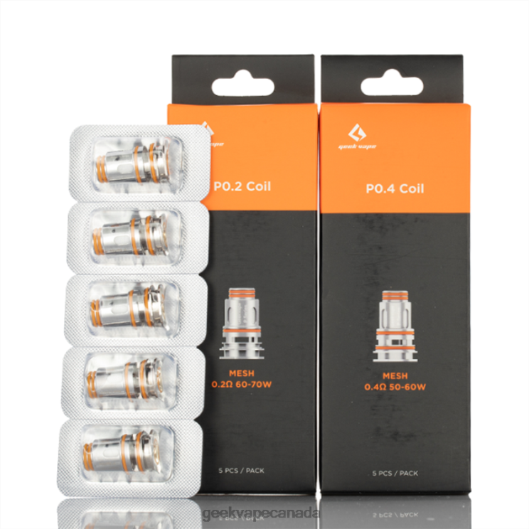P0.15 OHM XM - GEEK VAPE Canada 5pcs/Pack P Series Coil PZ46T14 GeekVape